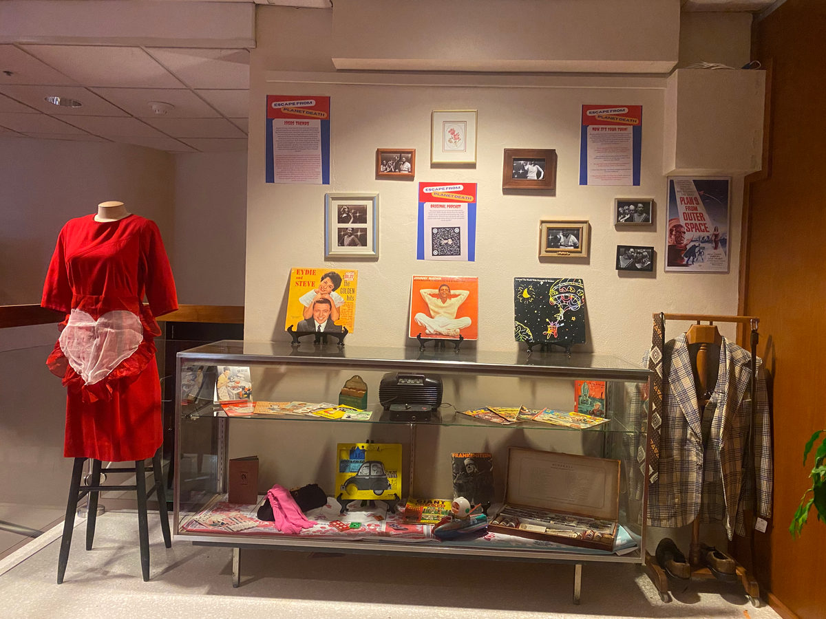 Escape From Planet Death · South lobby display · Dramaturgy