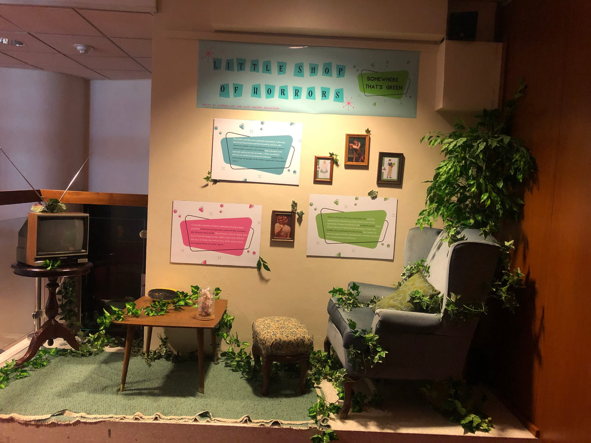 Little Shop of Horrors · South lobby display · Dramaturgy