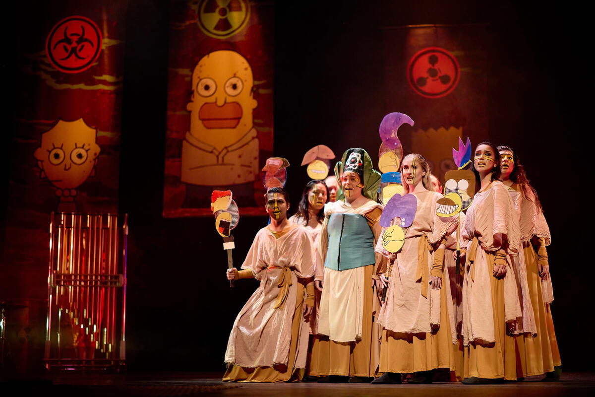Production image for Mr. Burns: A Post Electric Play