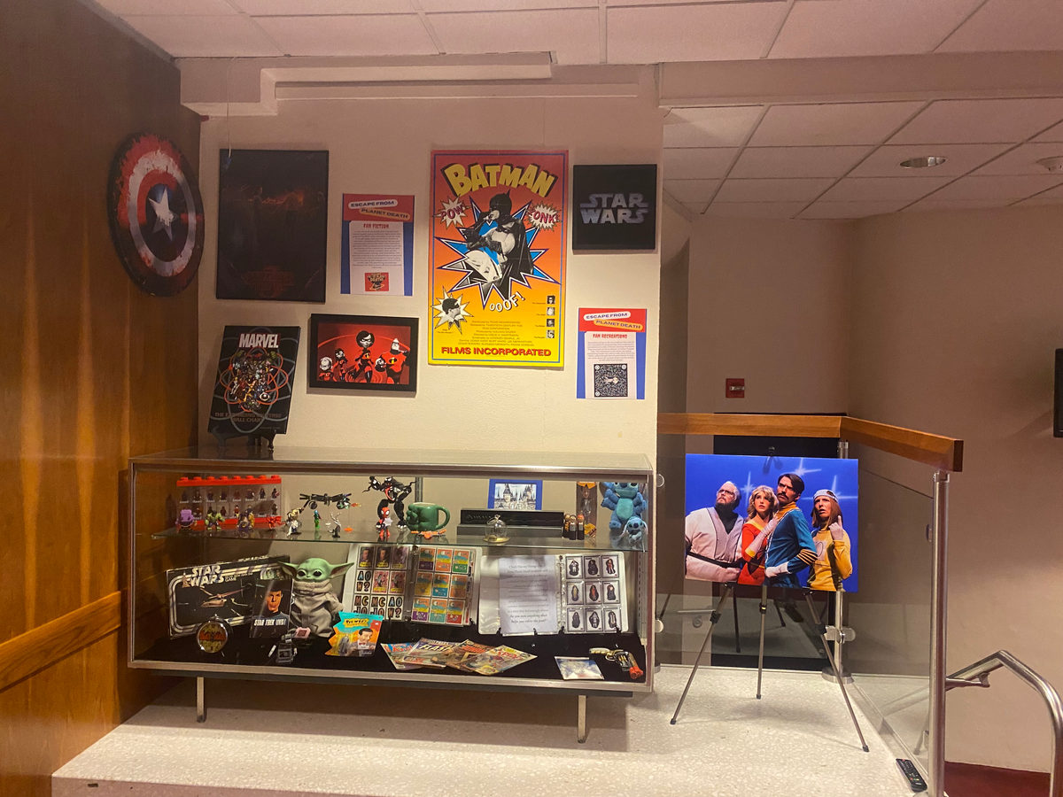 Escape From Planet Death · North lobby display · Dramaturgy